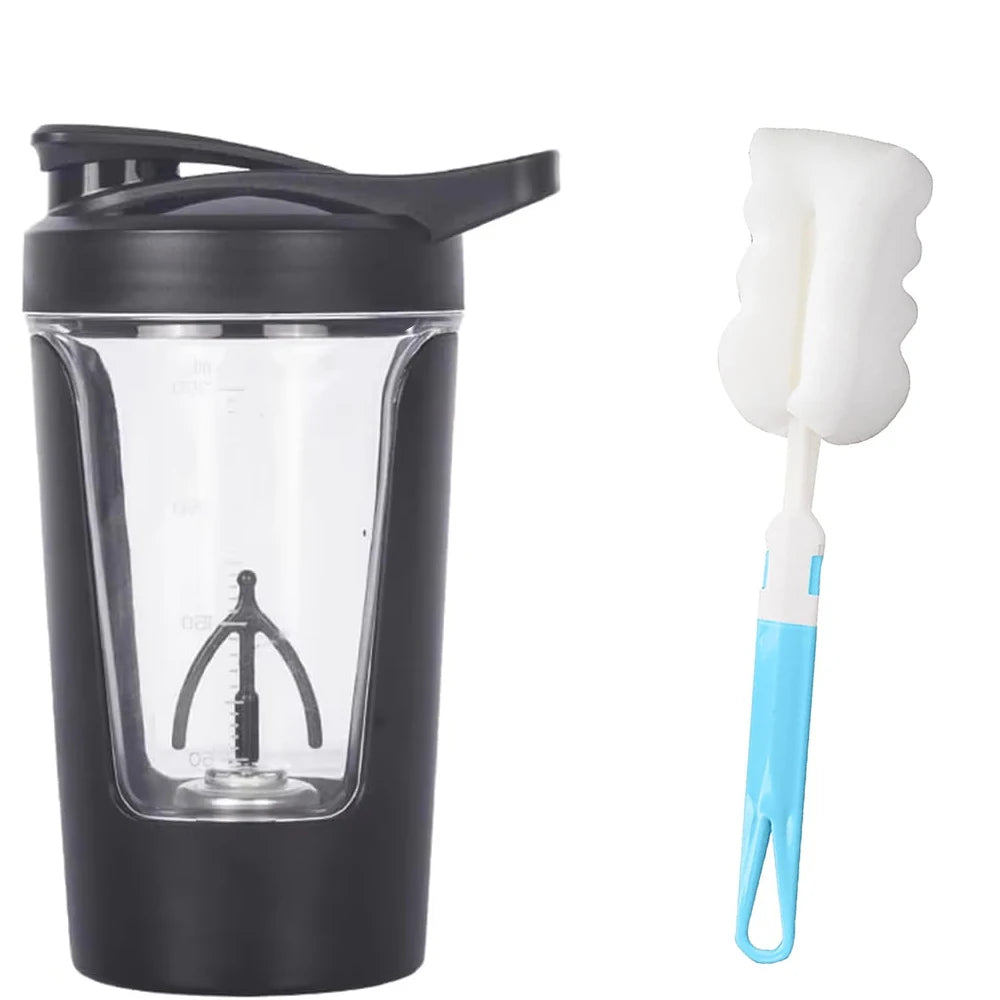 Electric Protein Shaker Cup BPA Free USB Rechargeable Protein Shake Blender Automatic Mixing Cup 15 Ounces Water Cup