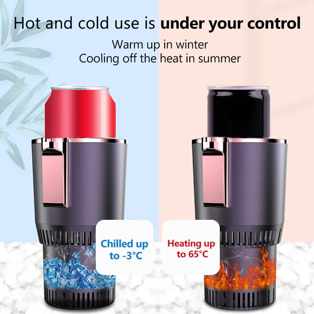 NEW Smart Car Smart Hot and Cold Cup Drinks Holders Digital Temperature Display Drink Cup Warmer Cooler for Home Office