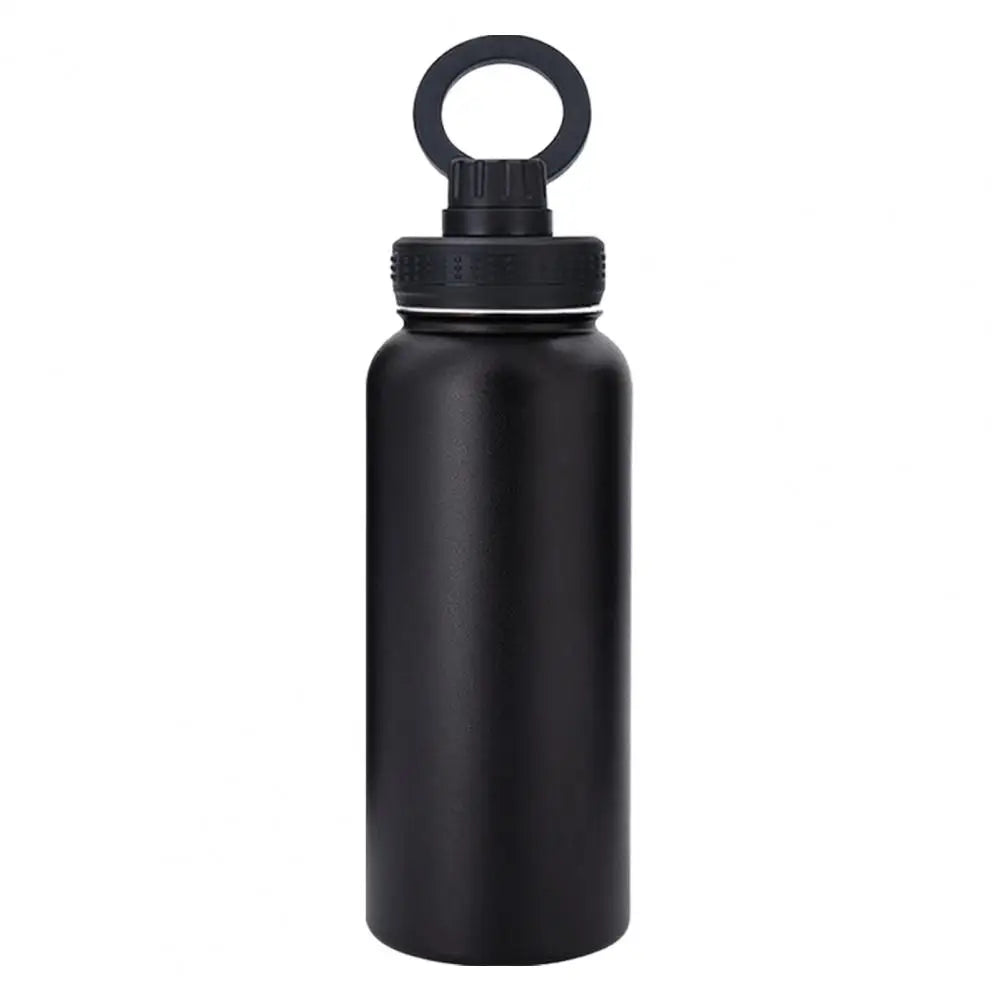 Magnetic Phone Holder Water Bottle Insulated Water Bottle with Phone Holder 1000Ml Insulated Stainless Steel Bottle for 12/24