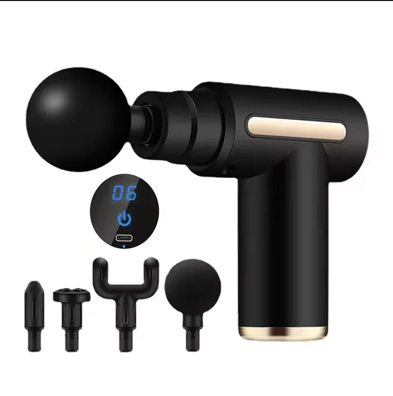 2024 Portable Fascia Gun Deep Tissue Massage Mini Lightweight Adjustable Speed Whole Body Massage Equipment