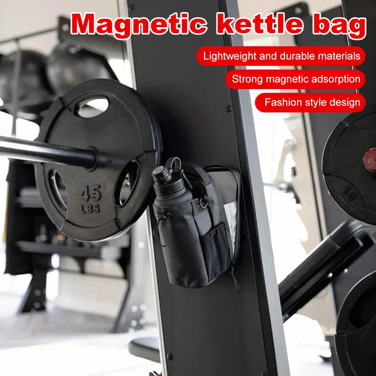 1PC Magnetic Water Bottle Bag Gym Specific Water Cup Holder with Strong Magnet for Outdoor Sports and Activities